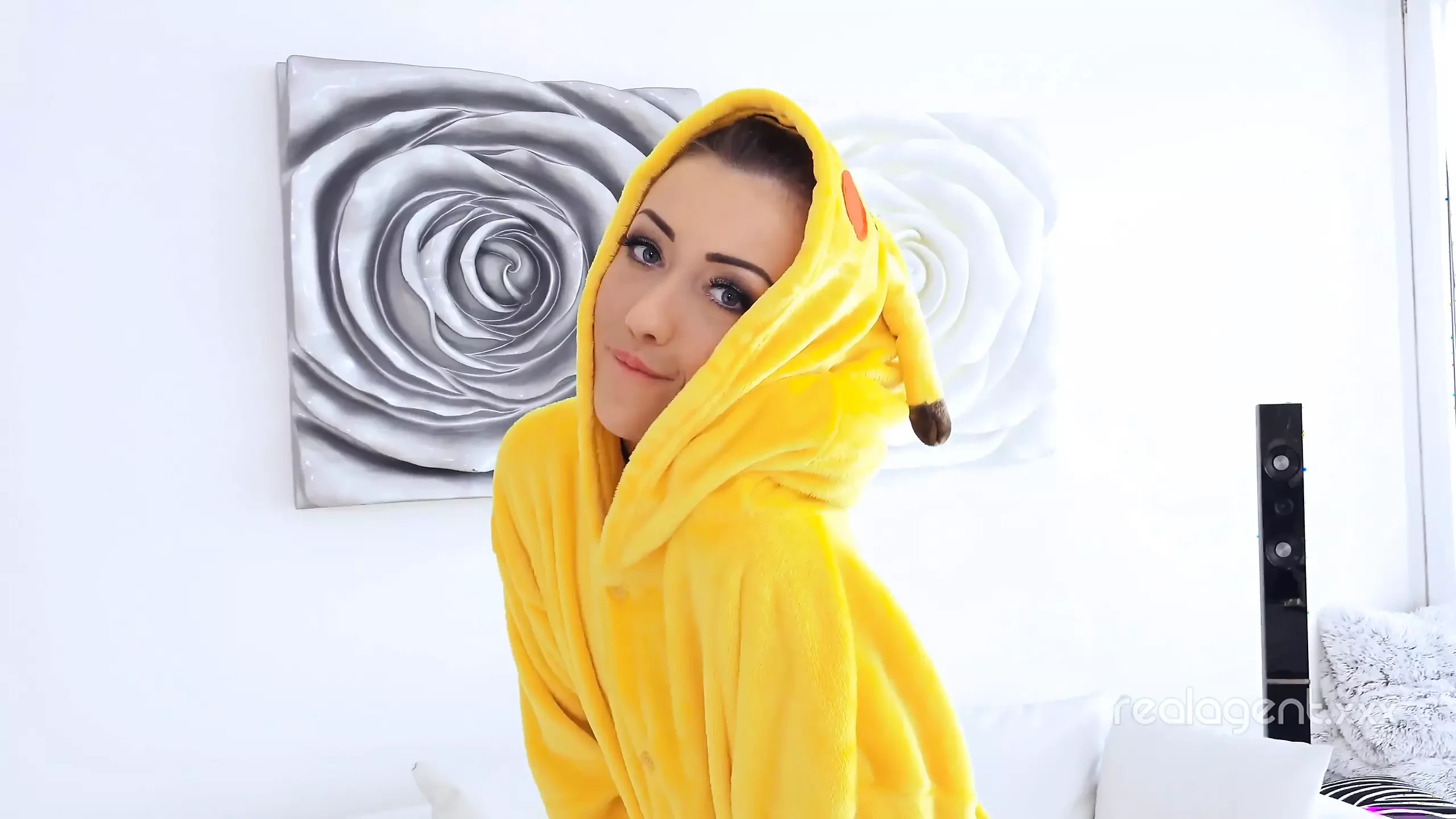 Cute Dimpled Darling Empera Is Fond of Cosplaying Different Characters and She Chose Pikachu This Time - Full XXX Movies | ePornHIT.