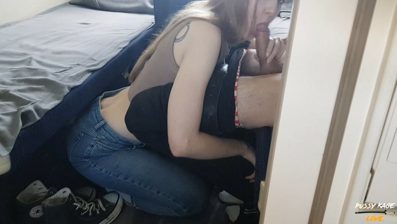 A teenager on the train couldn't resist and took it in her mouth! - Full XXX Movies | ePornHIT.