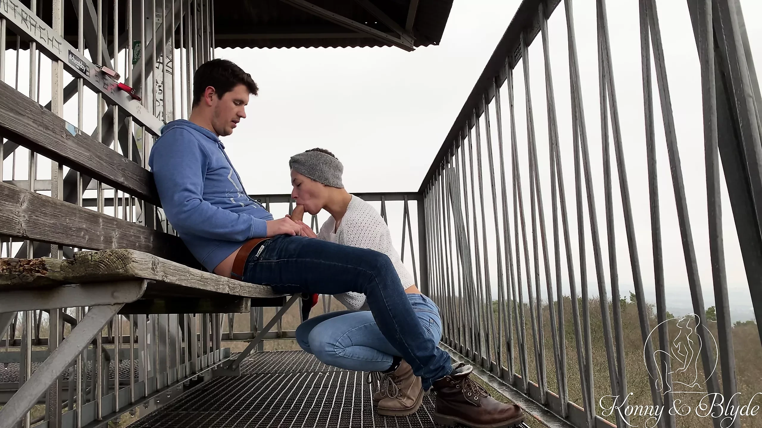 Almost getting caught fucking on a public observation tower over the forest - Full XXX Movies | ePornHIT.