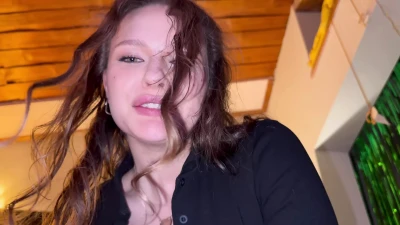 Naughty Game Night: Stepsister's Risky Bet Ends with Open Ass