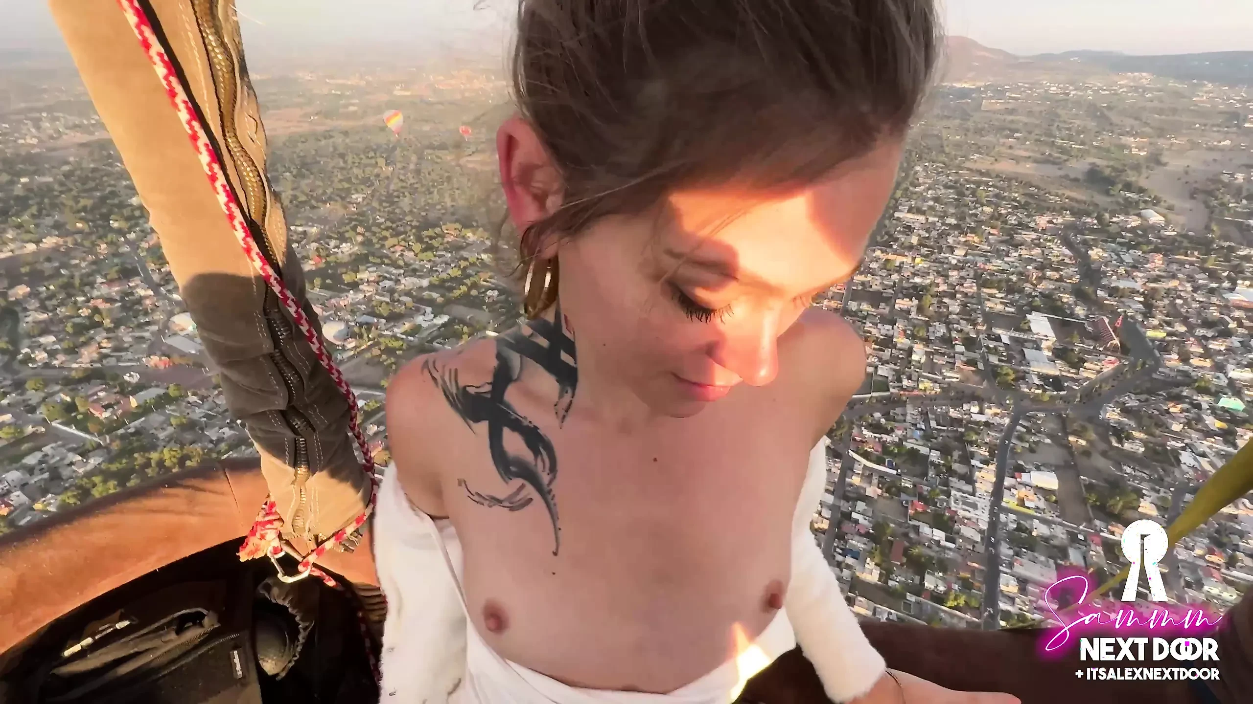 Risky Hot Air Balloon Fuck Above the Majestic Pyramids of Mexico - Full XXX Movies | ePornHIT.