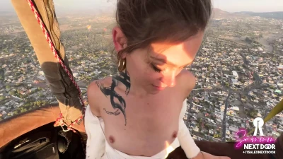 Risky Hot Air Balloon Fuck Above the Majestic Pyramids of Mexico