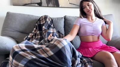Caught in the Act: Stepsister Takes Over with a Naughty Twist!