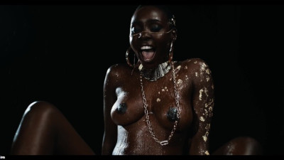 Watch the Black Goddess Squirt and Devour with Passion