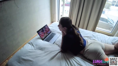 Naughty Neighbor Seduction During the Big Game