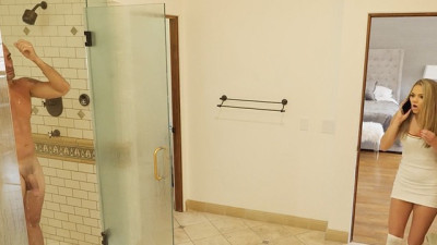 Caught in the Shower: Stepdaughter's Naughty Surprise