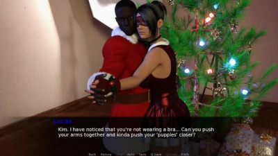 Steamy Adventure: Naughty Wife's Secret Encounter with Black Santa - Ep 2